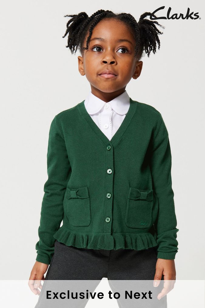 Kids green cardigan sales