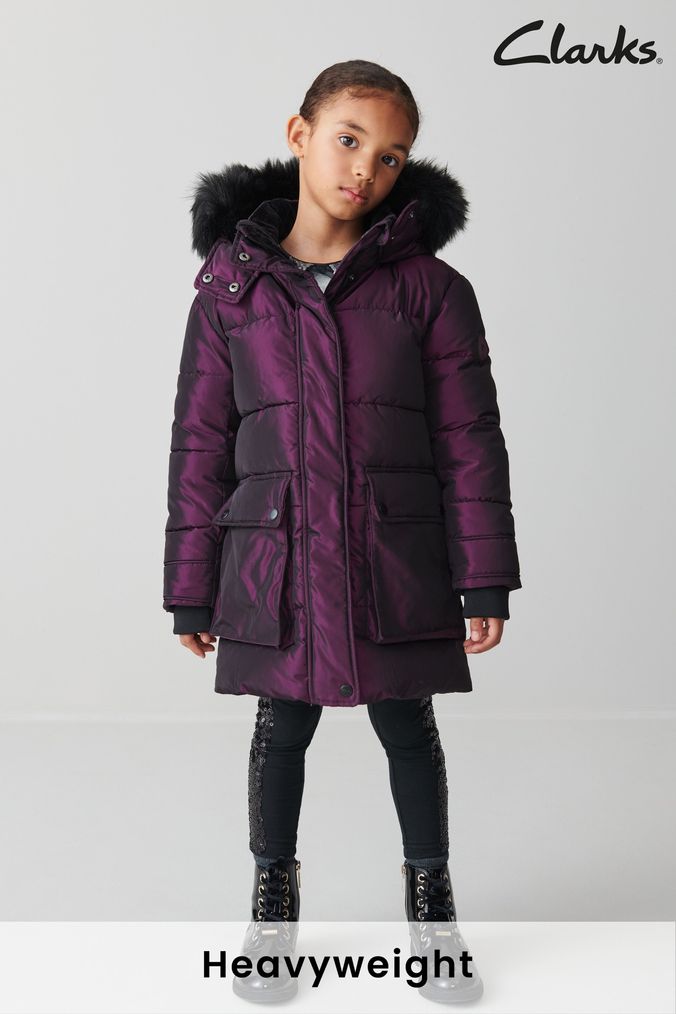 Girls shop purple coat