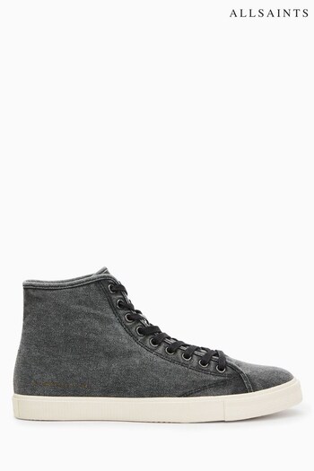 AllSaints Bryce High Top Black Shoes (U30861) | £99