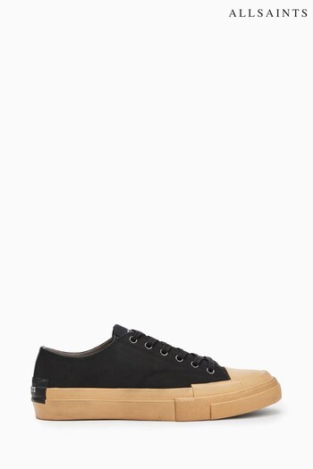 AllSaints Low Top Black Shoes (U30877) | £129