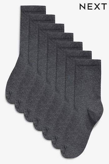 Grey 7 Pack Cotton Rich Socks (U30953) | £7 - £9