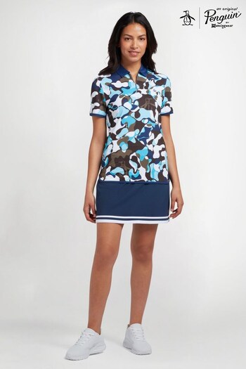 Original Pengiun Golf Ladies Natural Abstract Printed Polo Shirt (U30994) | £55