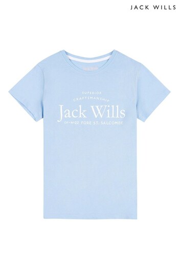 Jack Wills Blue Script T-Shirt (U31006) | £15 - £20