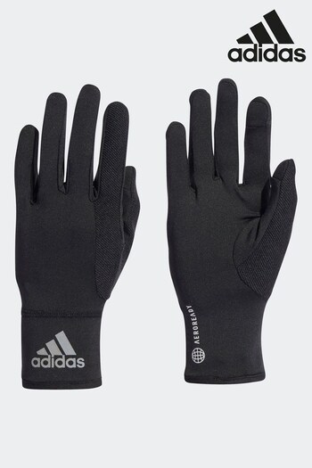 adidas Black Adult AEROREADY Gloves (U31054) | £23