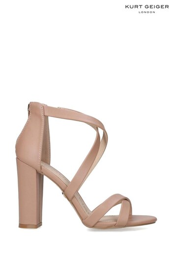 Kurt Geiger London Womens Pink Faun Sandals hoge (U31107) | £99