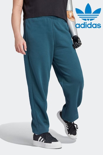 adidas Originals Teal Blue Essentials Fleece Joggers (U31489) | £45