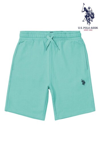 U.S. Polo Assn Green Core F/T Sweat Shorts (U31549) | £20 - £28