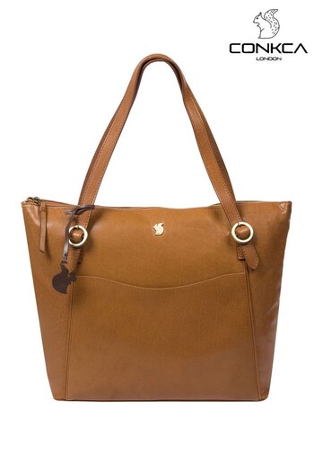Conkca Mondo Leather Tote Bag (U31576) | £66
