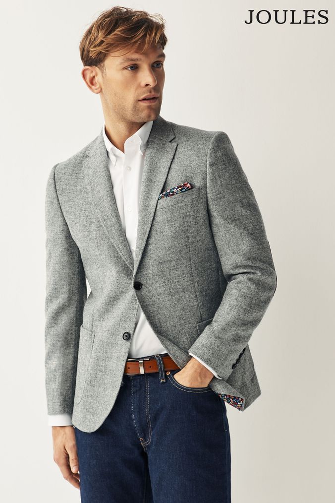 Joules grey blazer store