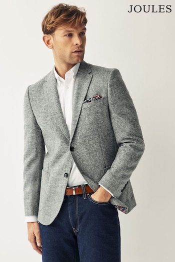 Joules Grey Donegal Wool Suit Jacket (U31658) | £250