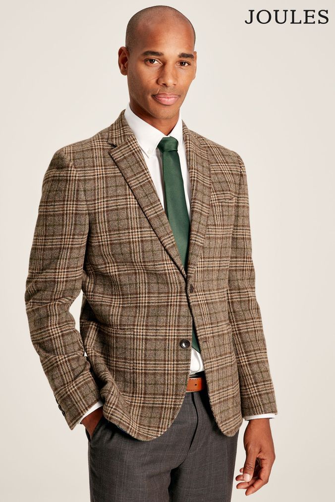 Men's sale chequered blazer