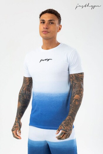 Hype. Blue Lake Fade Scribble T-Shirt (U31705) | £30