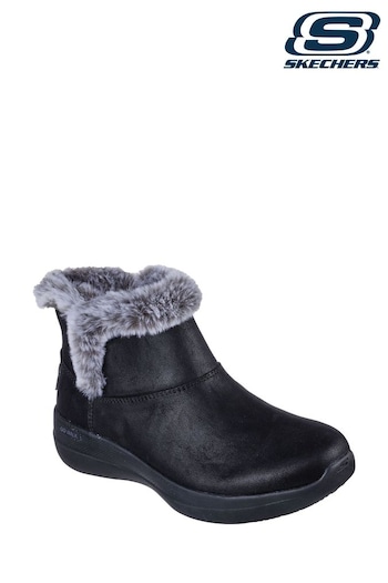 Skechers Gray Black GO WALK Stability Womens Boots (U31907) | £89