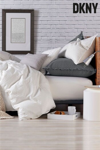 DKNY White Comfy Ultra Soft Cotton Housewife Pillowcase (U32070) | £30