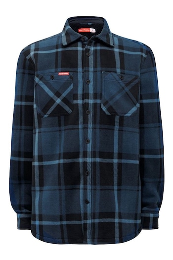 Hard Yakka Blue Sherpa Shirt (U32870) | £75