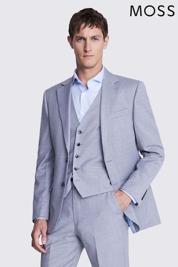 MOSS Slim Fit Grey Stretch Suit (U34147) | £129