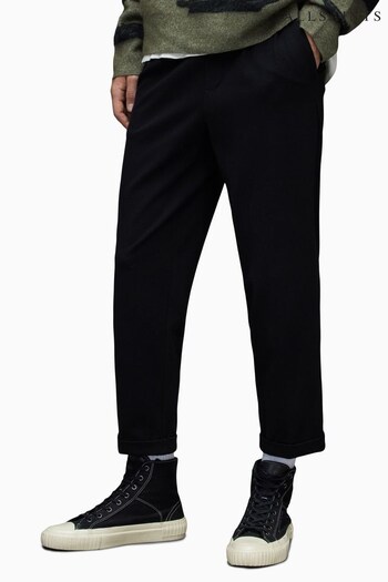 AllSaints Rein Black Trousers (U34368) | £129