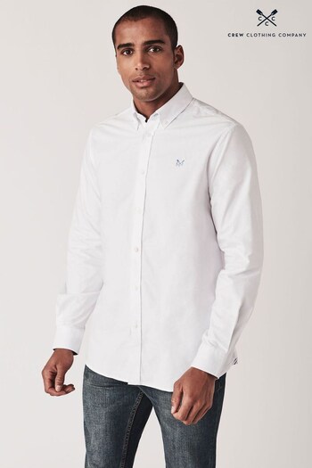Crew Clothing Company White Cotton Classic Shirt (U34682) | £59