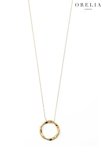 Orelia London Organic Open Circle Mid Length Necklace (U35238) | £18