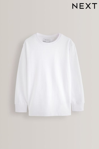 White Long Sleeve Cosy T-Shirt (3-16yrs) (U36731) | £5 - £8.50