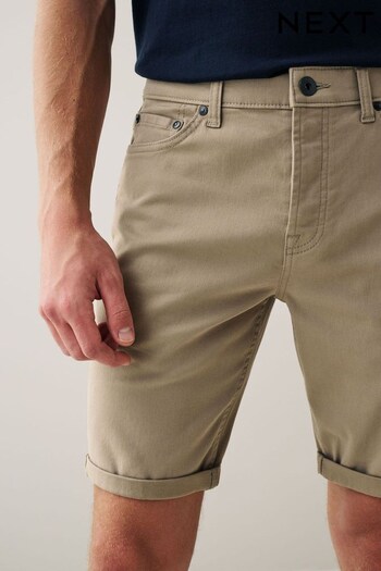 Stone Motionflex 5 Pocket Chino keeps Shorts (U36880) | £24