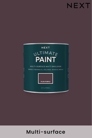 Plum Purple Next Ultimate® Multi-Surface 2.5Lt Paint (U37092) | £38