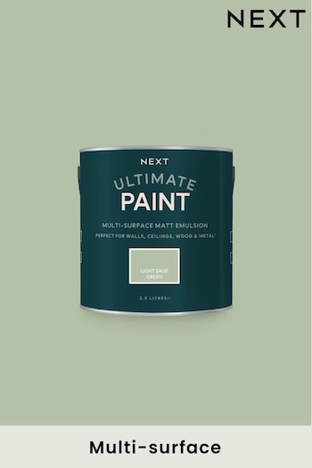 Light Sage Green Next Ultimate® Multi-Surface 2.5Lt Paint (U37093) | £38