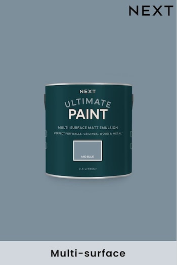 Mid Blue Next Ultimate® Multi-Surface 2.5Lt Paint (U37106) | £38