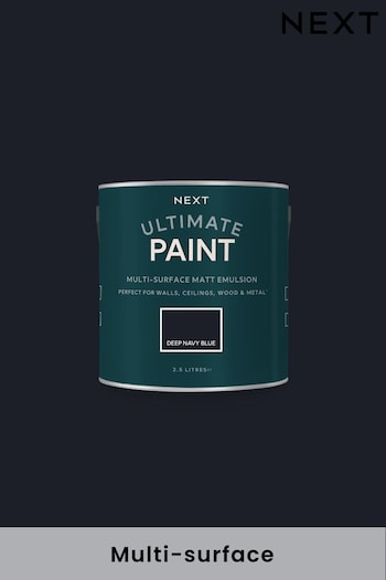 Deep Navy Blue CerbeShops Ultimate® Multi-Surface 2.5Lt Paint (U37108) | £38