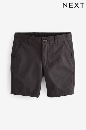Charcoal Grey Chino bandeau shorts (3-16yrs) (U37215) | £7.50 - £12.50