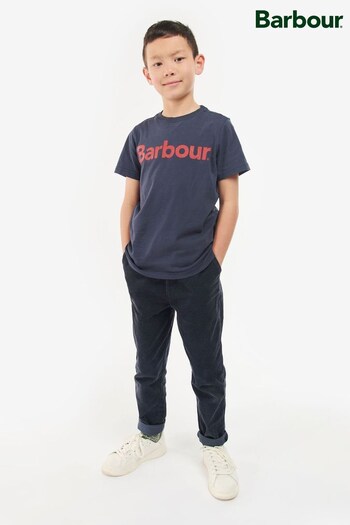 Barbour® Blue Essentials Boys T-Shirt (U39368) | £18 - £20