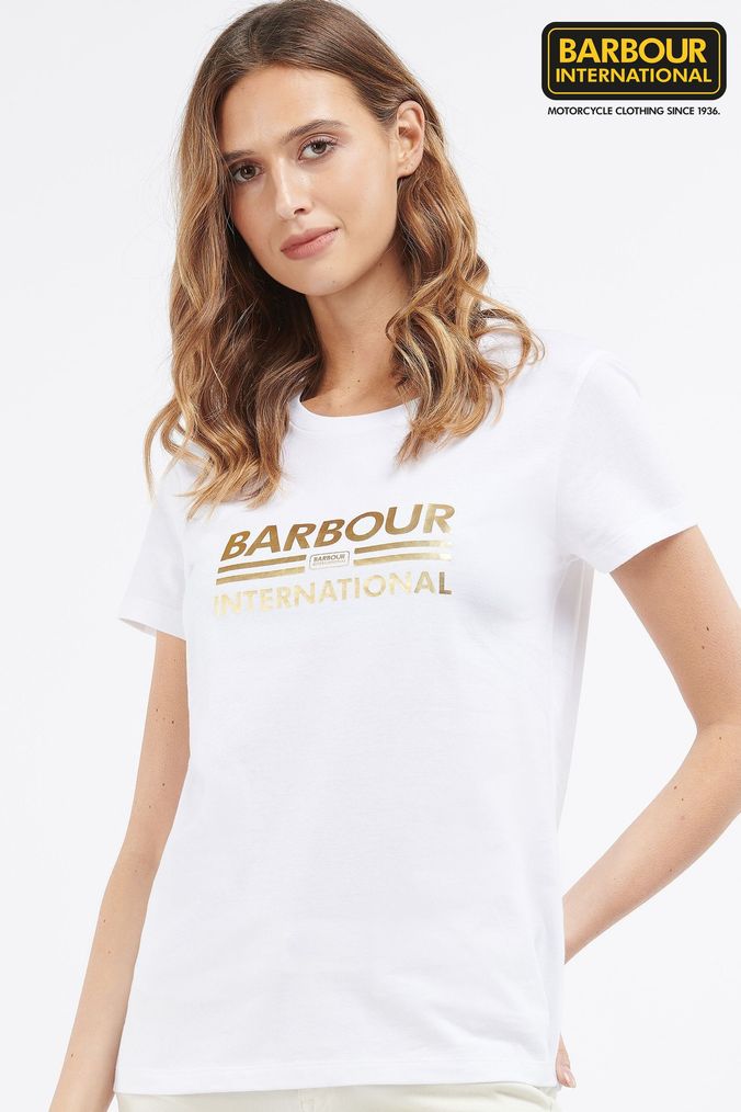 Fmed eduShops Buy Women s T Shirts Barbour International Crew Neck Tops Online SW013 006 VU Hoodie