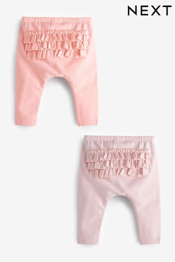 Pink 2 Pack Baby Character Leggings (U39932) | £10 - £12