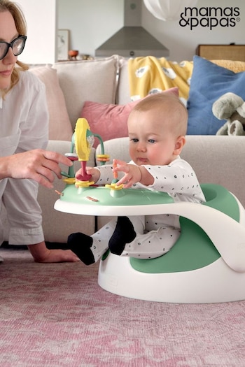 Mamas & Papas Eucalyptus Mamas & Papas Baby Snug Floor Seat and Activity Tray (U40159) | £59