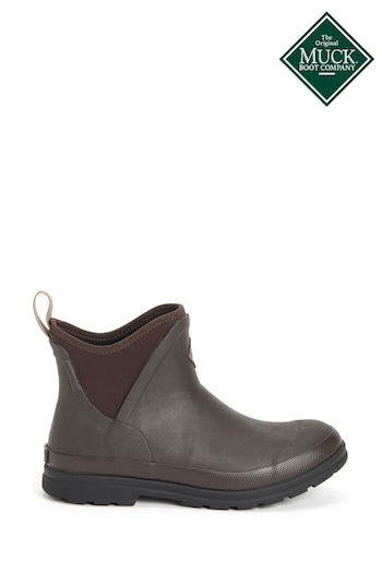 Muck McQueen Boots Originals Brown Ankle Wellies (U40350) | £125