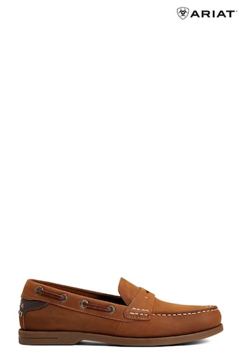 Ariat Azur Brown Shoes Grey (U40630) | £100