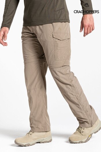 Craghoppers Brown NosiLife Convertible stone Trousers (U41163) | £75