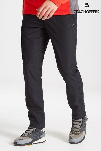 Craghoppers Black Kiwi Slim stone Trousers (U41166) | £55