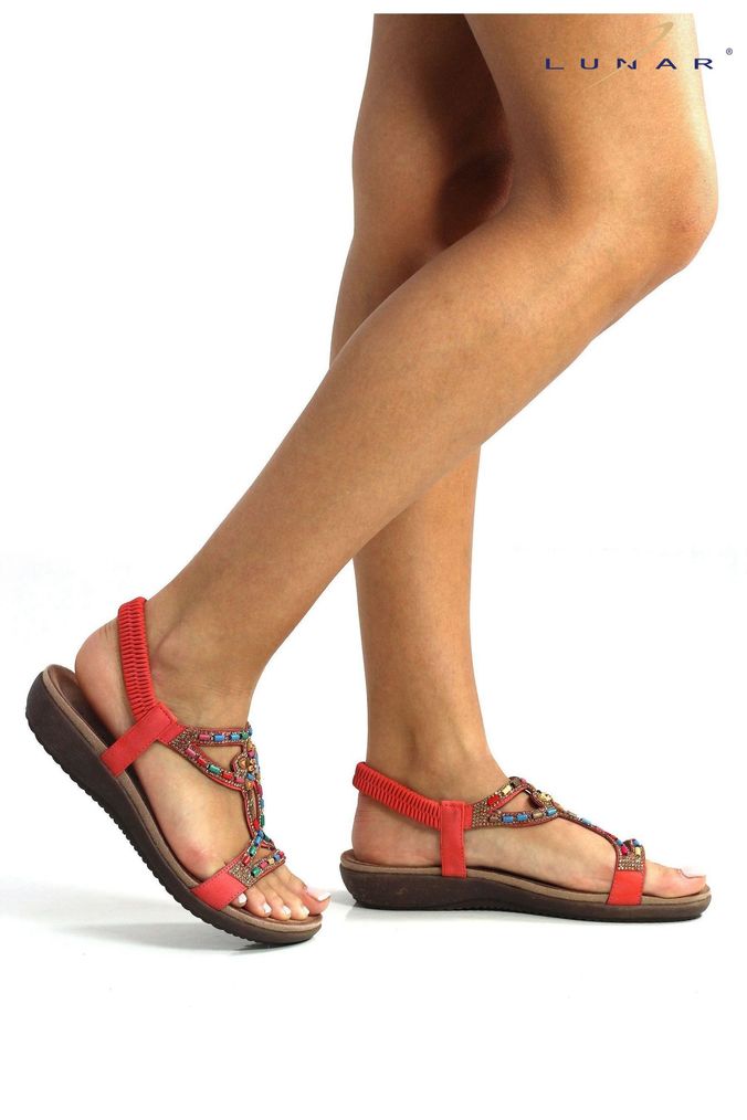 Womens Orange Sandals Next Official Site