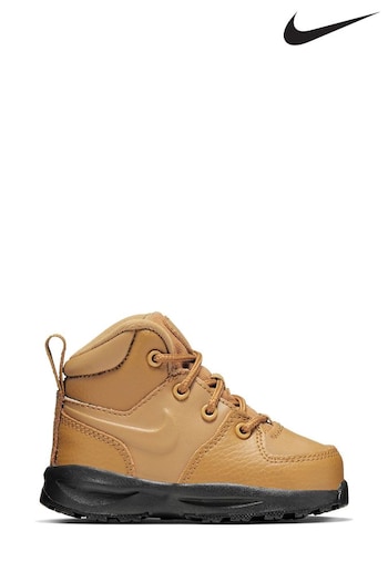 Nike flyknit Brown Manoa Infant Boots (U41484) | £35
