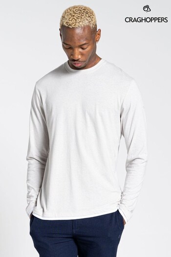 Craghoppers Grey Coulter LS T-Shirt (U41961) | £40