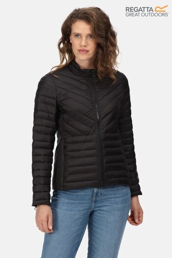 Regatta Kamilla Black Insulated Baffle Jacket (U42041) | £46