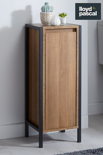 Lloyd Pascal Natural Margot Natural Oak Effect Single Door Floor Cabinet (U42175) | £105