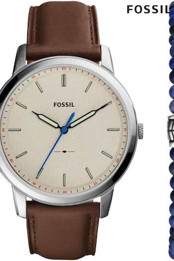 Fossil Gents Minimalist Bracelet Gift Set Watch (U42302) | £159