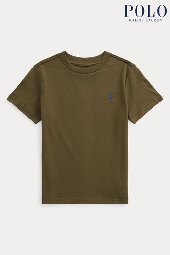 Polo Ralph Lauren Boys Green Logo T-Shirt (U42430) | £42 - £45