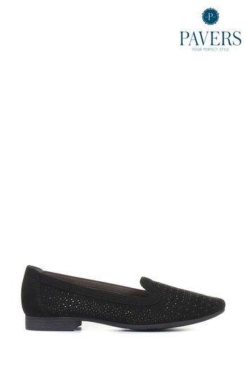 Pavers Wide Fit Embellished Loafers (U42782) | £37.99