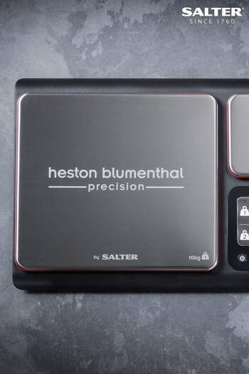 Salter Black Heston Blumenthal Dual Platform Kitchen Scales (U42885) | £48