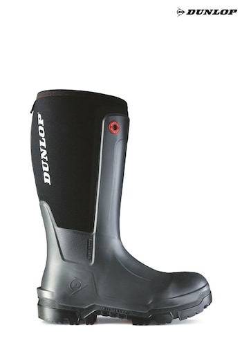 Dunlop Black Snugboot Workpro Full Safety Wellies (U42903) | £178