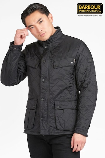 Barbour® International Ariel Polar Quilt Black Jacket (U43218) | £169