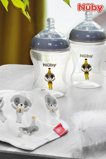 Nuby Grey Bottle Feeding Kit (U43652) | £28